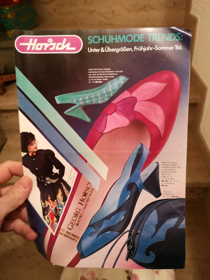 HORSCH  PROSPEKT1986 SCHUHMODE in Alerheim