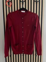 Strickjacke aus Wolle von Lacoste  rot, Gr. 34  ungetragen Hessen - Hanau Vorschau