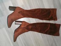 Neu Overknee Stiefel braun cognac Größe 40 Tamaris Niedersachsen - Drochtersen Vorschau