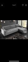 Ecksofa samt grau schwarz gold elegant cozy 3er sofa/couch Kreis Pinneberg - Wedel Vorschau