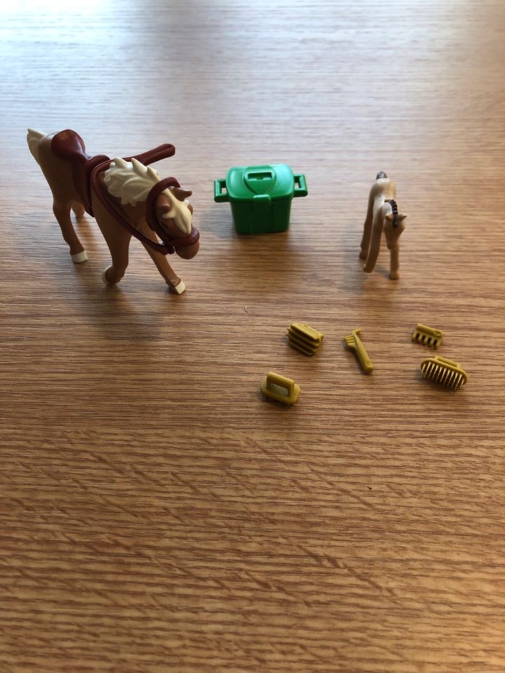 Playmobil, Pferd mit Fohlen und Zubehör in Ostrhauderfehn