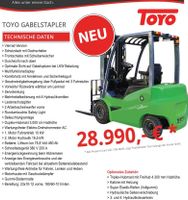 Toyo Elektro - Gabelstapler E35S 4-Rad Lithium Duplex / Triplex Niedersachsen - Gifhorn Vorschau