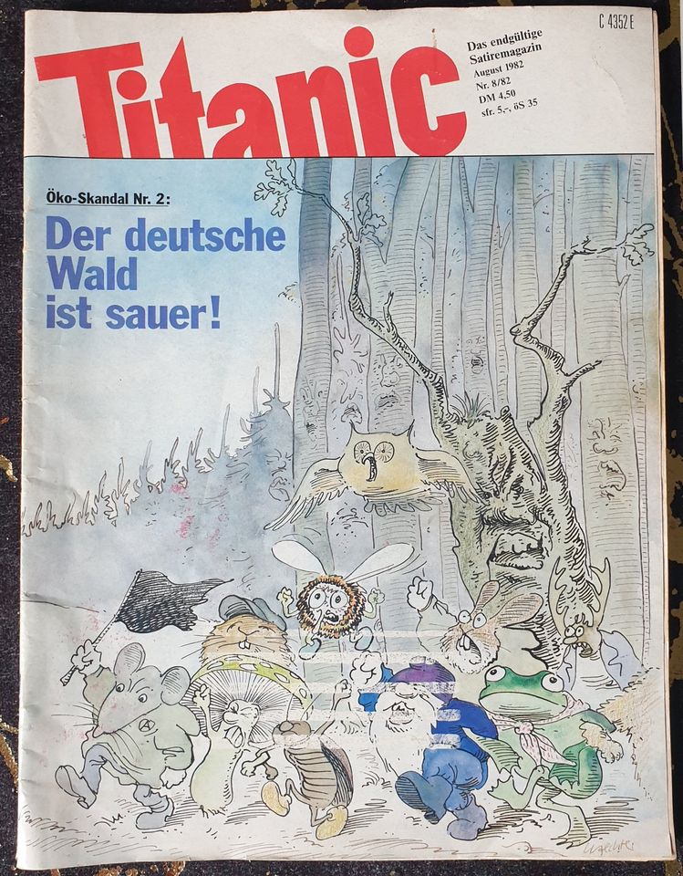 Titanic Satiremagazin 8/82 und 9/82 in Hünstetten