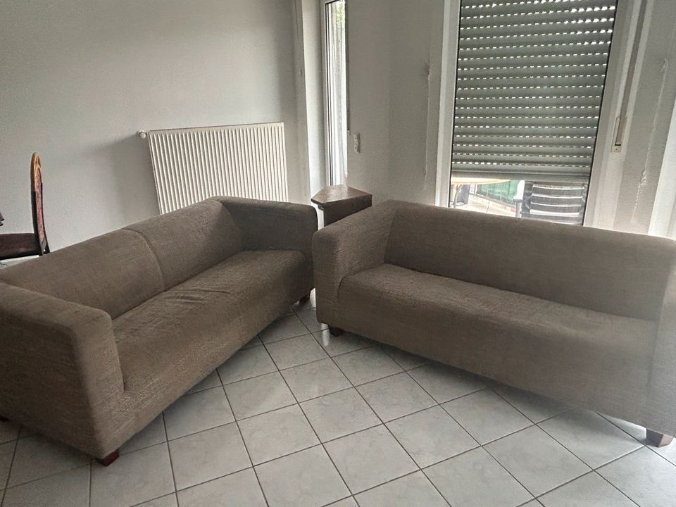 2 Sofa, 1 Sessel grau (auch einzeln erhältlich) in Vallendar