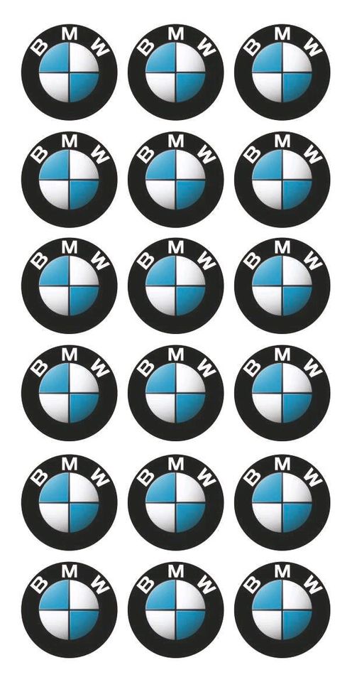 BMW Aufkleber Rund Selbstklebende Sticker 18X1.5cm (15mm) in West - Höchst, Tuning & Styling Anzeigen