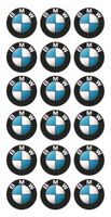 BMW Aufkleber Rund Selbstklebende Sticker 18X1.5cm (15mm) West - Höchst Vorschau