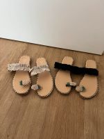 Sandalen Damen Größe 38 beige / Schwarz - wie neu Thüringen - Erfurt Vorschau