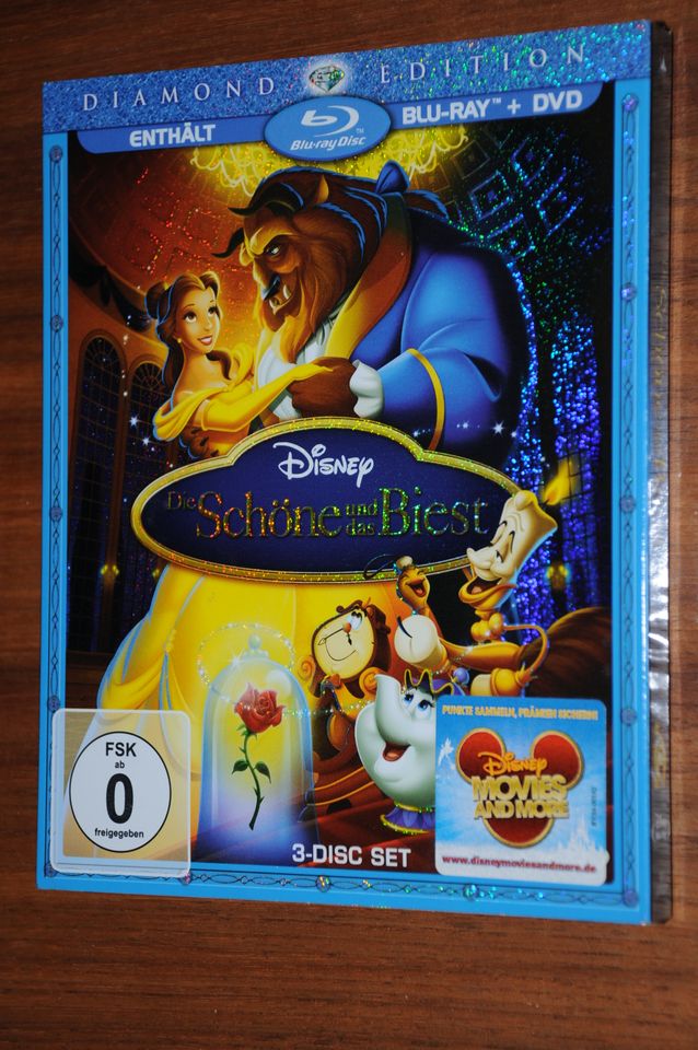 Die Schöne und das Biest Disney, 3er Set, Blueray =NEUWERTIG= in Ober-Mörlen