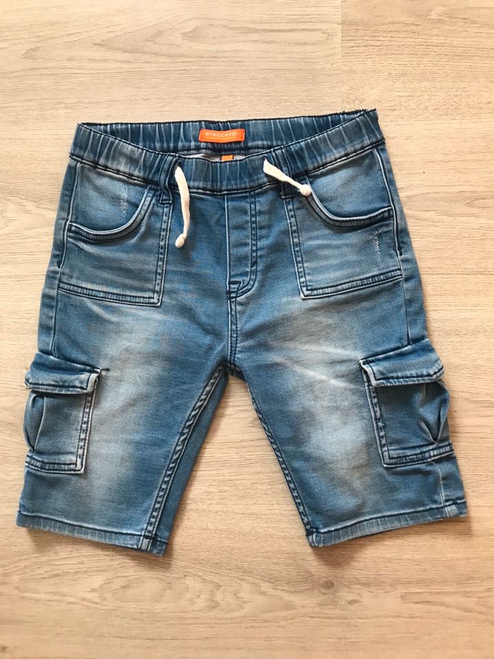 Staccato Jeans Short kurze Hose Cargojeans in Marl