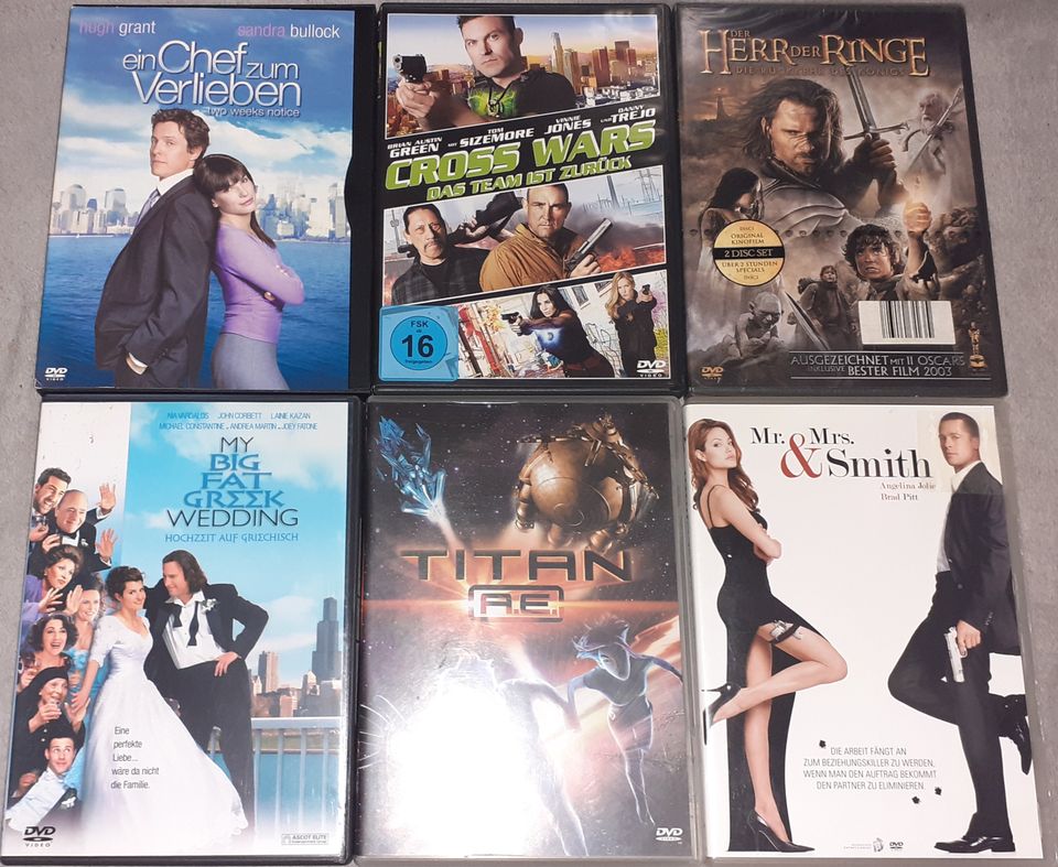 120 DVDs aus Sammlung - 1 Euro pro DVD - Einzelverkauf in Bochum