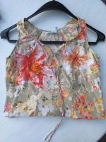 Flamenco Tropical Crop Top Vintage Seide und Baumwolle Nordrhein-Westfalen - Billerbeck Vorschau