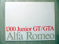 Alfa Romeo 1300 Junior GT GTA Bertone 1970 Prospekt Giulia Sprint Baden-Württemberg - Isny im Allgäu Vorschau