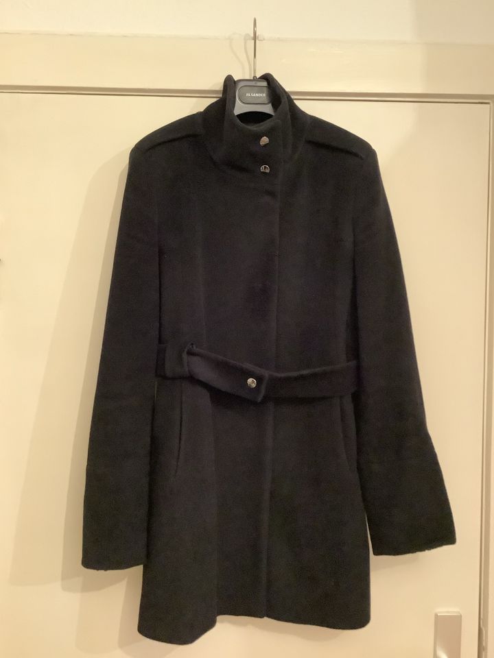 Übergangsjacke Jil Sander Cabanjacke schwarz 36 Wolle in Kiel