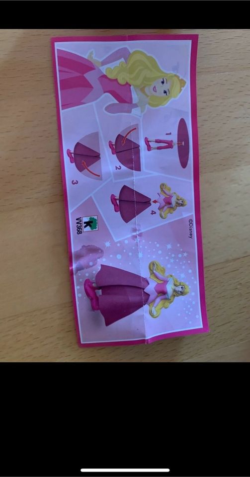 Disney Princess Prinzessin Kinderüberraschung pink unbespielt in Bodman-Ludwigshafen