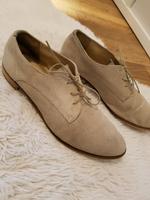 42 Lederschuhe Schnürschuhe beige von der Laan Niedersachsen - Großenkneten Vorschau