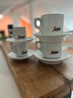 Segafredo Espresso und Kaffeetassen weiß Baden-Württemberg - Remshalden Vorschau