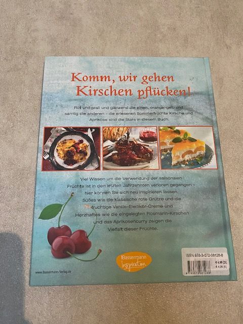 Kochbuch Buch Dessert süß Kirsche & Aprikose, wie neu in Schöllnach