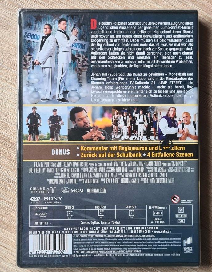 DVD "21 Jump Street" OVP in Poppenricht