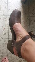 Sandalen Absatz braun Leder Spanien 37 Nordrhein-Westfalen - Recklinghausen Vorschau
