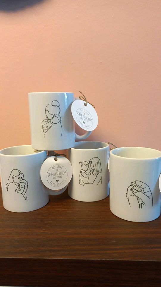 Tasse "Mommy & Me" Kollektion 11 oz Muttertag Geschenk Schwanger in Leipzig