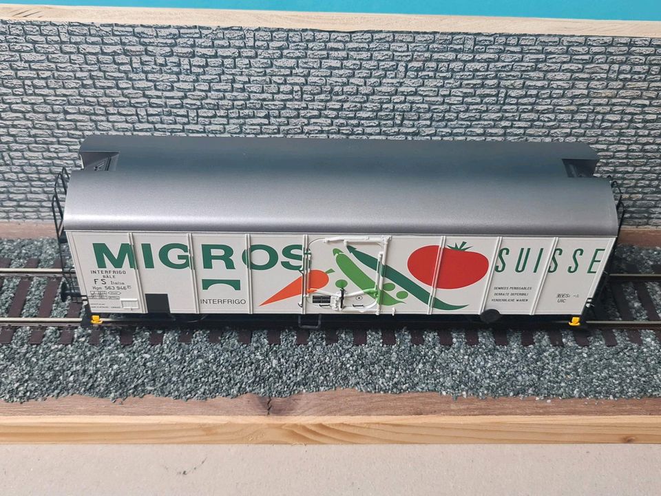 Brawa Spur 0 - 37202 - Kühlwaggon Interfrigo Migros #RH0112 in Lindau