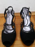 schwarze Damensandalen, neu, 41 Hessen - Bad Nauheim Vorschau