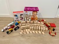 Holzspielzeug Set Bausteine Fahrzeuge Eisenbahn Montessori Niedersachsen - St. Andreasberg Vorschau