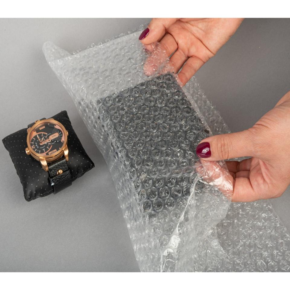 Luftpolsterfolie 3-lagig 10mm Noppen Verpackungsmaterial Rolle in Karben