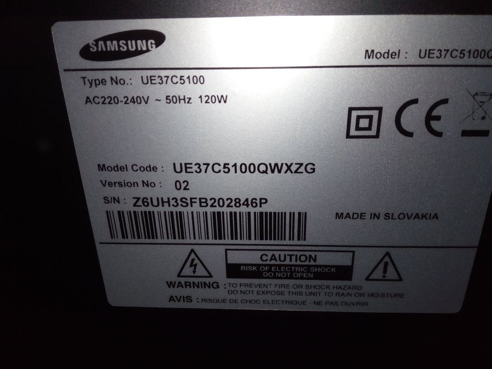 Samsung 37" UE37C5100QWXZG in Harschbach