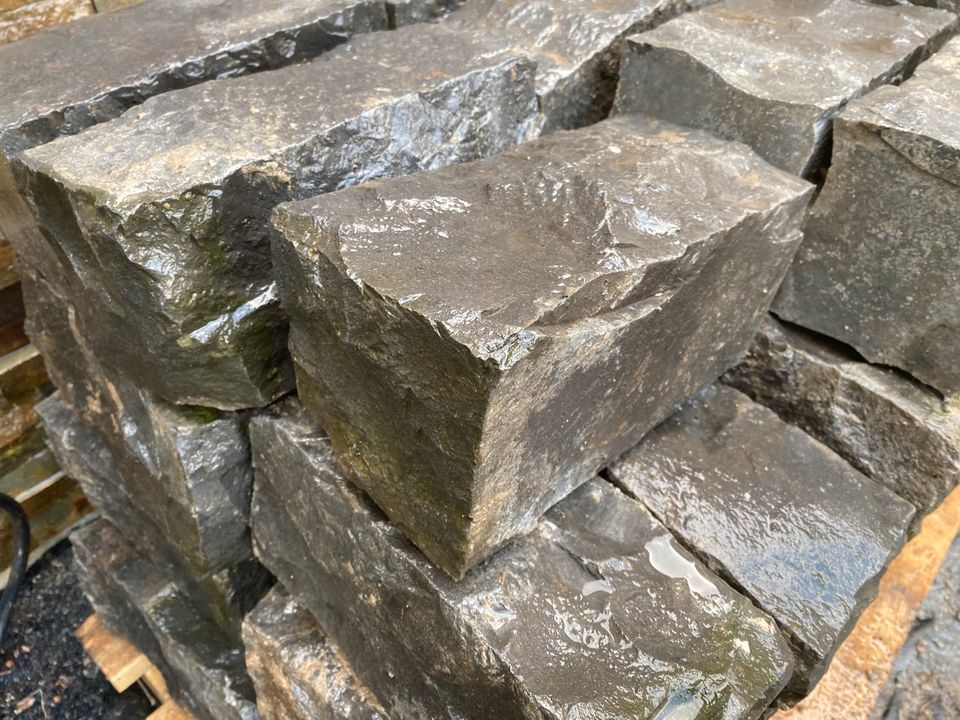 Basaltpalisaden, Palisaden 25x12x12 cm in Westerkappeln