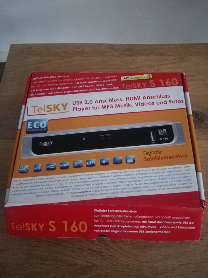 Digitaler Satellitenreceiver - Telsky S160 - OVP in Heiligenhaus