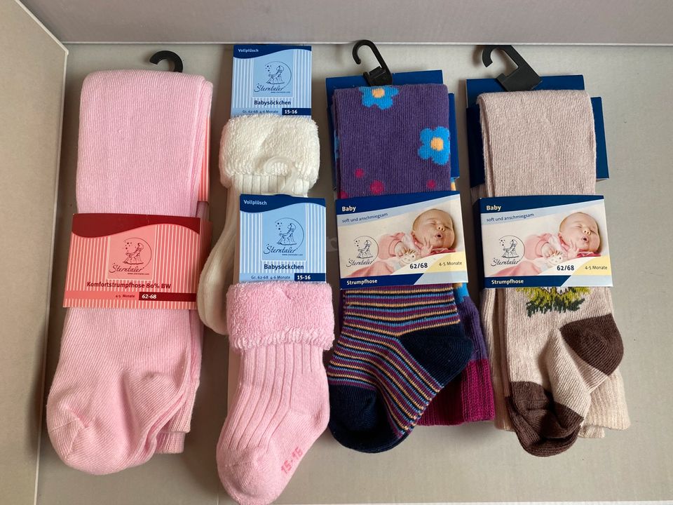 STERNTALER ⭐️ süße Baby Strumpfhose Socken 62 68 für Mädchen rosa in Stadthagen