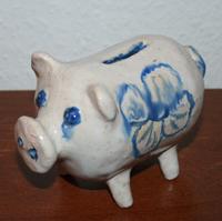 Sparschwein Keramik - DDR-Töpferei Sachsen - Schlettau Vorschau