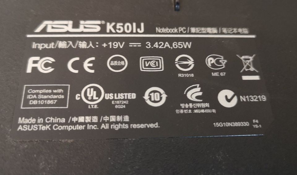 Asus k50ij HDD Connector Festplatten Adapter Cardreader in Espelkamp