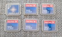 6x Conpact Flash Karten 512 MB Berlin - Neukölln Vorschau