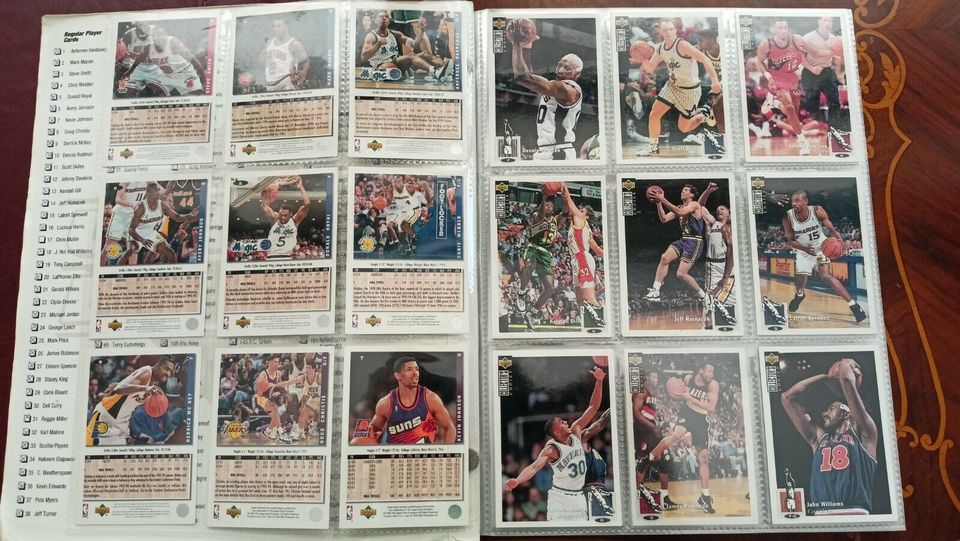 UPPER DECK Collector's Album Trading Cards NBA Basketball '94-95 in Lübeck