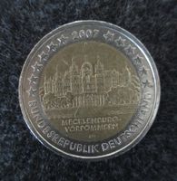 2 Euro Münze Mecklenburg-Vorpommern Schweriner Schloß 2007 D Nordrhein-Westfalen - Lemgo Vorschau