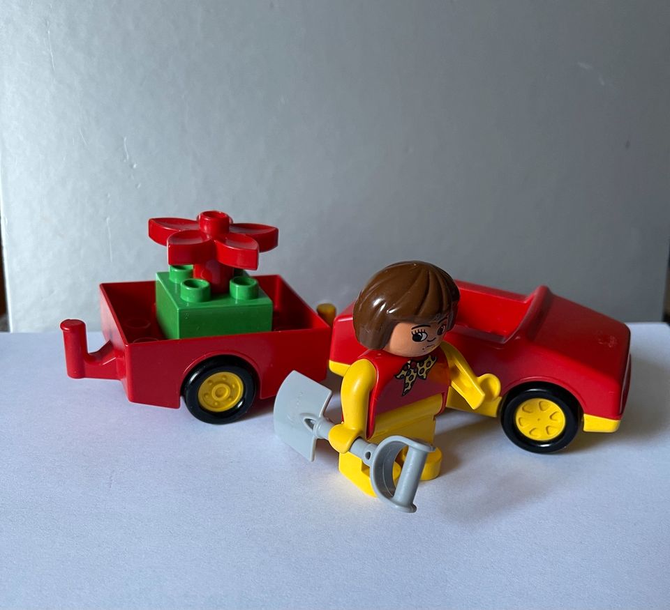 Lego Duplo - Gärtnerin mit Auto in Leipzig