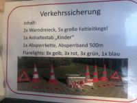 Box Verkehrssicherung Flarelights Faltleitkegel Nordrhein-Westfalen - Rheinberg Vorschau