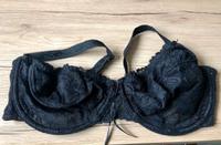 Hunkemöller - Büstenhalter, Größe 80 D, schwarz, Spitzenmuster Saarland - Merzig Vorschau