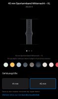 Apple Watch 45 mm Sportarmband Mitternacht - M/L (1-teilig) Bayern - Sachsen bei Ansbach Vorschau