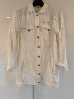 Jeansjacke Hemdjacke Oversize weiß Baden-Württemberg - Aalen Vorschau
