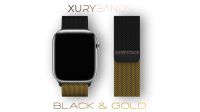 Apple Watch Armband Milanaise Edelstahl Metall Schwarz & Gold Nordrhein-Westfalen - Bergkamen Vorschau