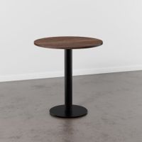 Bistrotisch 60x60cm Rund | D4409 OV Walnussbraun | Gusseisen Gestell Nordrhein-Westfalen - Metelen Vorschau