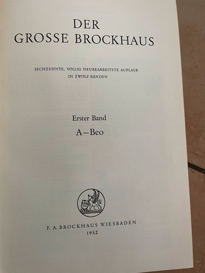 Brockhaus in 12 Bänden + 2 Ergänzungsbänder + Atlas in Mülheim (Ruhr)