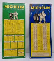 2 alte Michelin Blech Luftdrucktabellen von 1967 Saarland - Heusweiler Vorschau