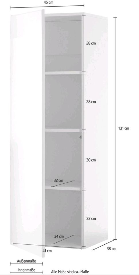 Temperament hoch Places of Style Stauraumschrank Design - Kleinanzeigen Im eBay in Nauen CAYMAN modernen Brandenburg | jetzt Kleinanzeigen ist