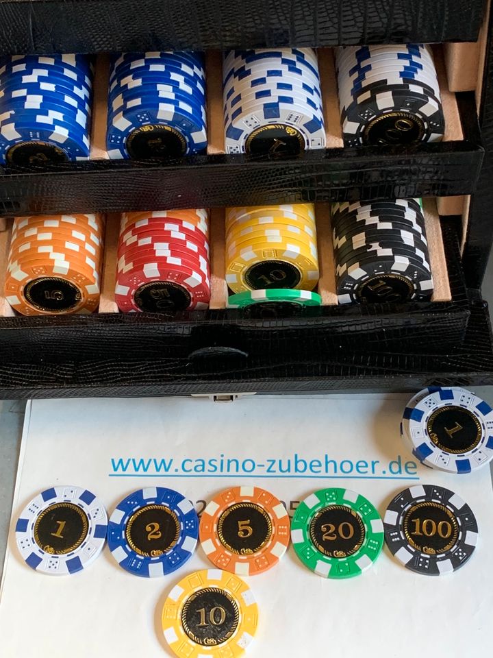 Keramik Ceramic Pokerset Pokerkoffer Unikat Exklusive in Duisburg