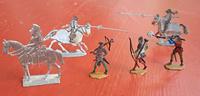 6 alte Zinnfiguren wohl DDR Landsknechte Ritter Sachsen - Rabenau Vorschau
