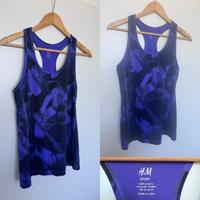 Lila schwarzes Sport Top - H&M - M Bielefeld - Gadderbaum Vorschau